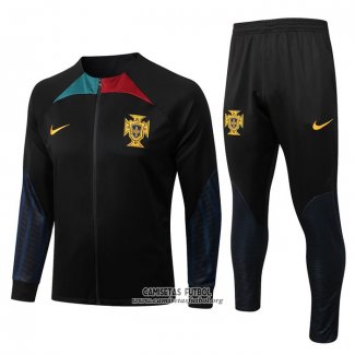 Chandal de Chaqueta del Portugal 2022/2023 Negro