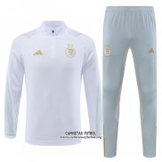 Chandal de Sudadera del Argelia 2023/2024 Blanco