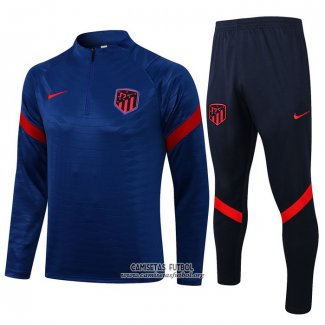 Chandal de Sudadera del Atletico Madrid 2021/2022 Azul