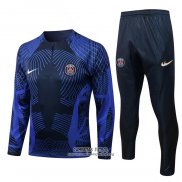 Chandal de Sudadera del Paris Saint-Germain 2022-2023 Azul