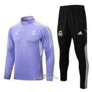 Chandal de Sudadera del Real Madrid 2022/2023 Purpura