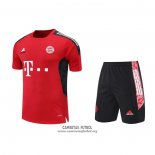 Chandal del Bayern Munich Manga Corta 2022/2023 Rojo - Pantalon Corto