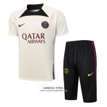 Chandal del Paris Saint-Germain Manga Corta 2023/2024 Albaricoque - Pantalon Corto