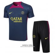 Chandal del Paris Saint-Germain Manga Corta 2023/2024 Azul - Pantalon Corto