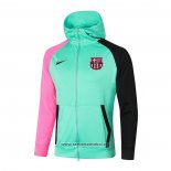 Chaqueta con Capucha del Barcelona 2020/2021 Verde