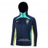 Chaqueta con Capucha del Brasil 2022/2023 Azul