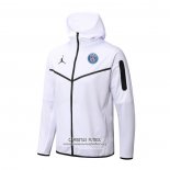 Chaqueta con Capucha del Paris Saint-Germain 2022/2023 Blanco