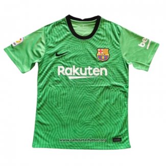 Tailandia Camiseta Barcelona Portero 2020/2021 Verde