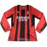 Camiseta AC Milan Primera Manga Larga 2021/2022