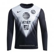 Tailandia Camiseta America Portero Manga Larga 2020 Negro