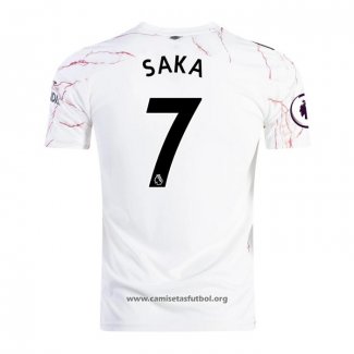 Camiseta Arsenal Jugador Saka Segunda 2020/2021