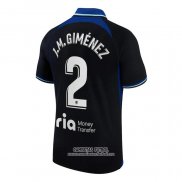 Camiseta Atletico Madrid Jugador J.M.Gimenez Segunda 2022/2023