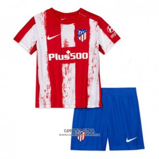 Camiseta Atletico Madrid Primera Nino 2021/2022