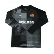 Camiseta Barcelona Portero Manga Larga 2021/2022 Negro