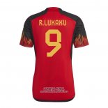 Camiseta Belgica Jugador R.Lukaku Primera 2022