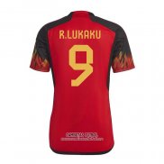 Camiseta Belgica Jugador R.Lukaku Primera 2022