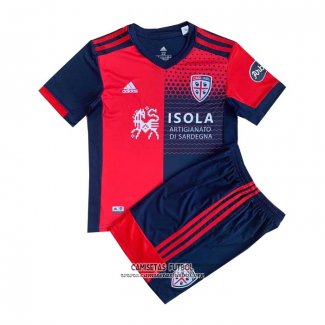 Camiseta Cagliari Calcio Primera Nino 2021/2022