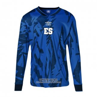 Camiseta El Salvador Primera Manga Larga 2023/2024