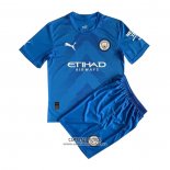 Camiseta Manchester City Portero Nino 2022/2023 Azul