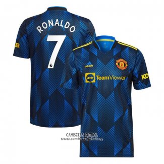 Camiseta Manchester United Jugador Ronaldo Tercera 2021/2022