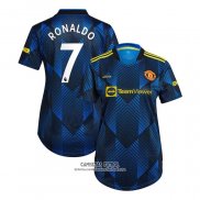 Camiseta Manchester United Jugador Ronaldo Tercera Mujer 2021/2022