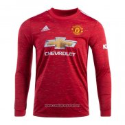 Camiseta Manchester United Primera Manga Larga 2020/2021