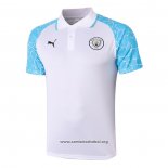 Camiseta Polo del Manchester City 2020/2021 Blanco