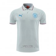 Camiseta Polo del Manchester City 2022/2023 Gris