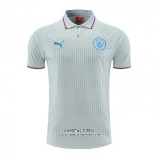 Camiseta Polo del Manchester City 2022/2023 Gris