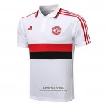 Camiseta Polo del Manchester United 2021-2022 Blanco
