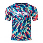 Camiseta Pre Partido del Barcelona 2020/2021 Azul