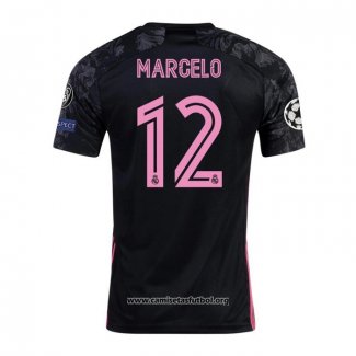 Camiseta Real Madrid Jugador Marcelo Tercera 2020/2021