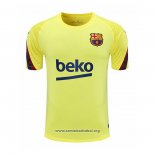 Camiseta de Entrenamiento Barcelona 2020/2021 Amarillo