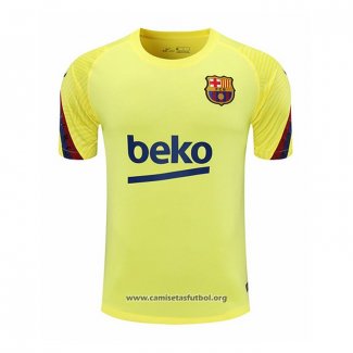Camiseta de Entrenamiento Barcelona 2020/2021 Amarillo