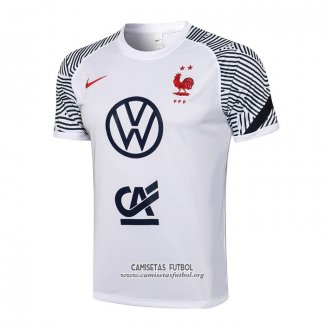 Camiseta de Entrenamiento Francia 2021/2022 Blanco