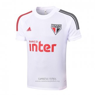 Camiseta de Entrenamiento Sao Paulo 2020/2021 Blanco