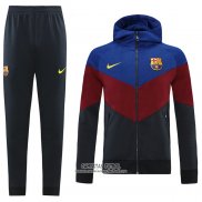 Chandal con Capucha del Barcelona 2021/2022 Azul