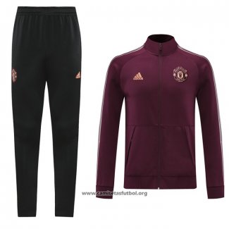 Chandal de Chaqueta del Manchester United 2020/2021 Rojo