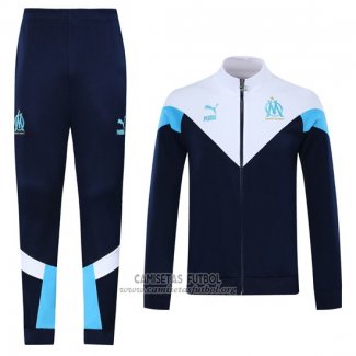 Chandal de Chaqueta del Olympique Marsella 2020/2021 Azul