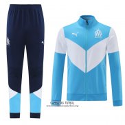 Chandal de Chaqueta del Olympique Marsella 2021/2022 Azul