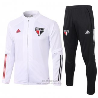 Chandal de Chaqueta del Sao Paulo 2020/2021 Blanco