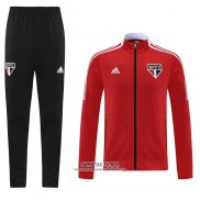 Chandal de Chaqueta del Sao Paulo 2021/2022 Rojo