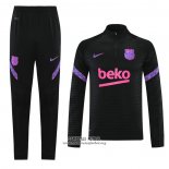 Chandal de Sudadera del Barcelona 2021/2022 Negro