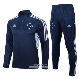 Chandal de Sudadera del Cruzeiro 2022/2023 Azul