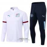 Chandal de Sudadera del Manchester City 2021/2022 Blanco