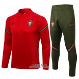 Chandal de Sudadera del Portugal 2021/2022 Rojo