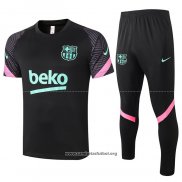 Chandal del Barcelona Manga Corta 2020/2021 Negro