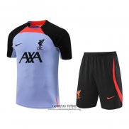 Chandal del Liverpool Manga Corta 2022/2023 Purpura - Pantalon Corto