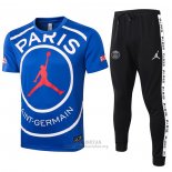 Chandal del Paris Saint-Germain Jordan Manga Corta 2020/2021 Azul