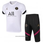 Chandal del Paris Saint-Germain Jordan Manga Corta 2020/2021 Blanco